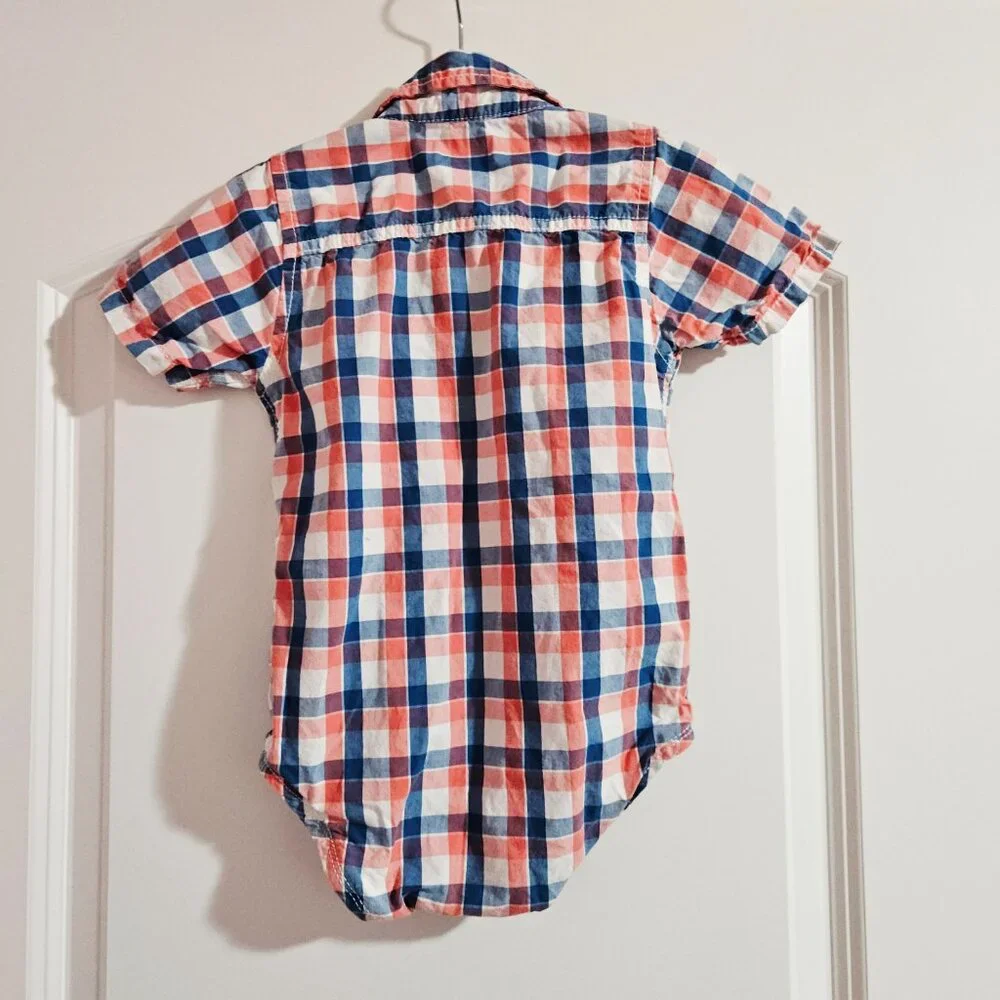 OshKosh B'Gosh Plaid Onesie